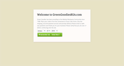 Desktop Screenshot of greengoodiesrus.com